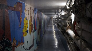 El pasillo subterráneo que quedó