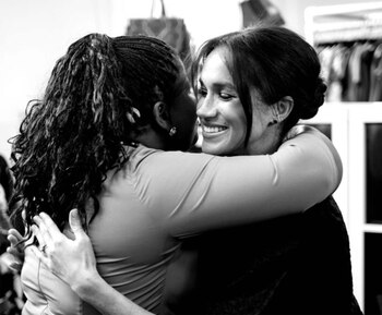 Meghan trabajó como la editora