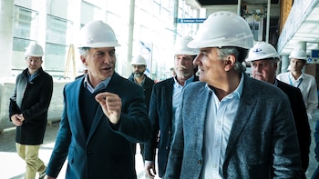 Macri con Morales durante la