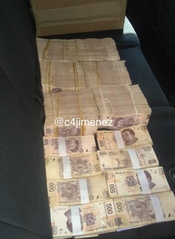 El dinero lo llevaban en