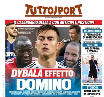 La portada de Tuttosport habla