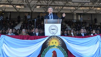 El Presidente brindó en el