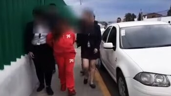 Las imágenes de la detención