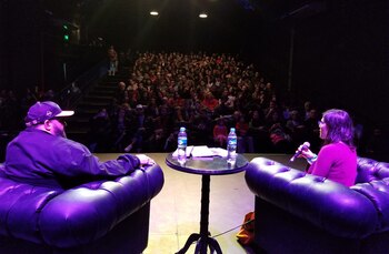 Ferréz y Lucía Tennina dialogaron