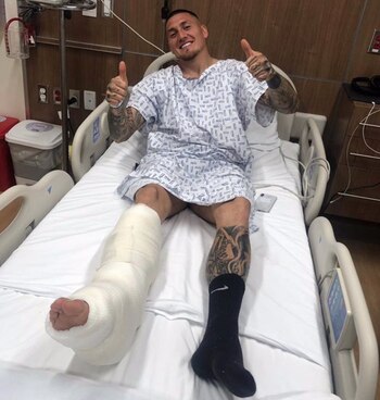 Castillo se perderá los próximos tres meses tras su fractura de peroné (Foto: Club América)