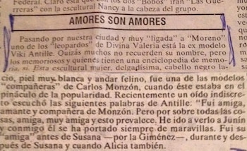 Las declaraciones de Vicky Antille