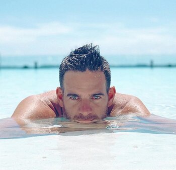 El tenista compartió una foto