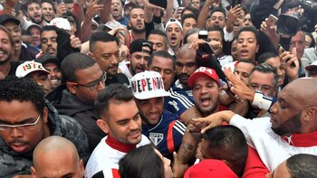 Dani Alves llegó a San