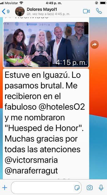 Susana publicó por error la