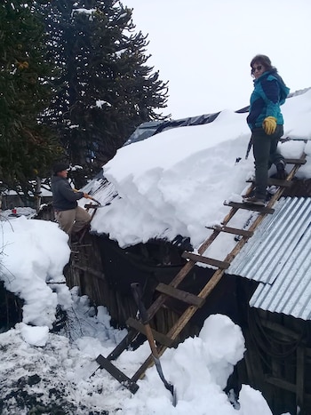 Así estaba la casa de