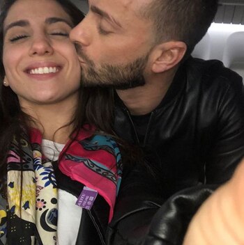 Martin Baclini y Cinthia Fernpandez