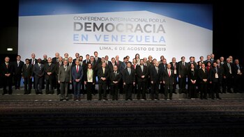 Cancilleres y embajadores participantes del