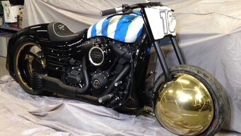 La Harley Davidson que recibió