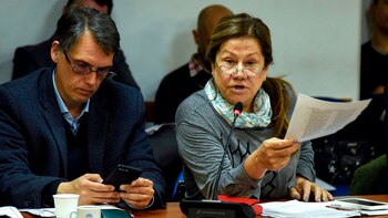 Graciela Camaño y Pablo Kosiner