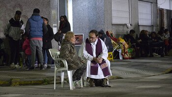 Uno de los sacerdotes de