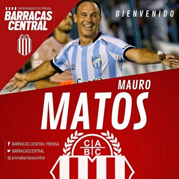 Mauro Matos, nuevo delantero de