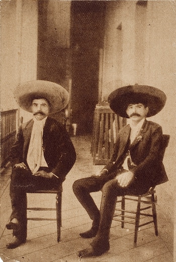 Emiliano y Eufemio Zapata (Foto: AHUNAM)