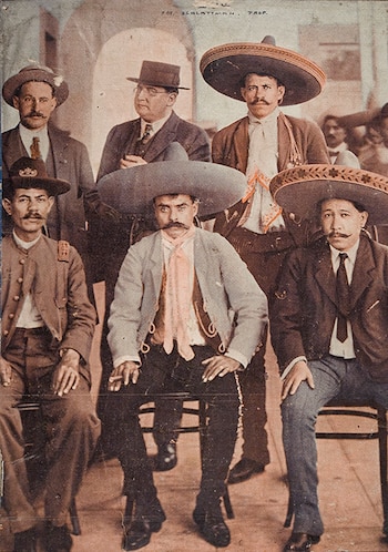 Emiliano Zapata y zapatistas (Foto: AHUNAM)
