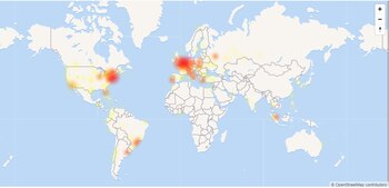 El inconveniente afecta a diferentes