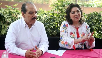 Ortega Pacheco y su compañero