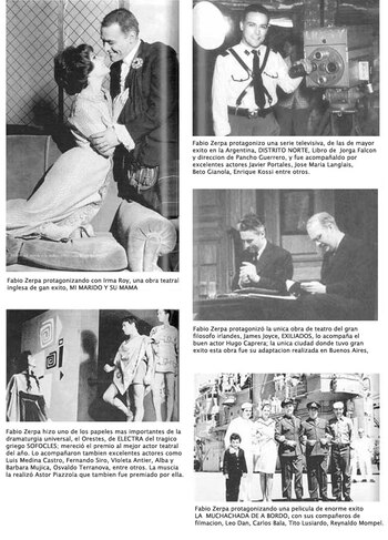 Distintos trabajos de Zerpa como