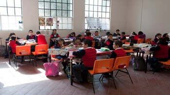 Los estudiantes de preescolar, primaria