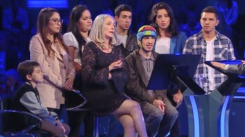 Victoria y sus hijos en “¿Quién quiere ser millonario?” (Telefe)