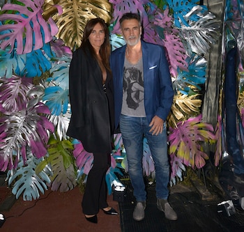 Willy García Navarro y su mujer