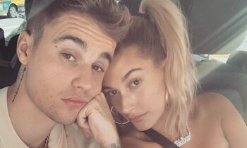 Justin Bieber y su mujer,