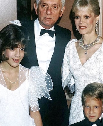 Tori con su hermano Randy