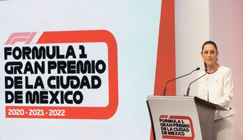 Claudia Sheinbaum, jefa de Gobierno de la Capital, firmó contrato de Fórmula 1 sin financiamiento público (FOTO: MARIO JASSO /CUARTOSCURO)