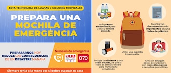 En temporadas de lluvias, las autoridades estatales recomendaron cargar con un botiquín (Foto: Twitter @PCEstatalVer)
