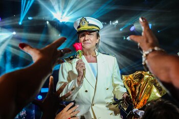 Roberto Carlos en un show