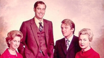 Los hermanos Trump: Elizabeth, Fred Jr., Donald y Maryanne