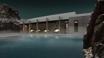 The Retreat en la Laguna Azul en Islandia fue diseñado por Basalt Architects (Iceland Luxury)