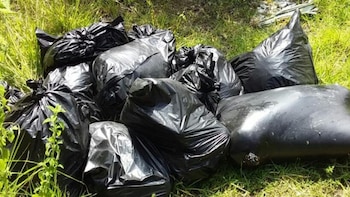 Así fueron encontrados los restos