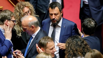 El ministro de interior italiano,