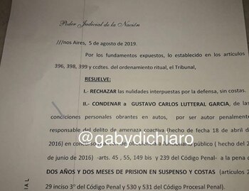 El fallo del TOC número