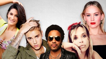 Justin Bieber, Jennifer Lawrence, Nazarena