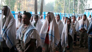 Unos 140 mil falashas viven