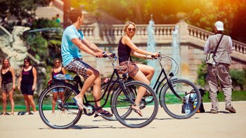 La excursión en bicicleta lleva