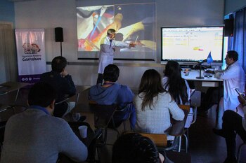 Uno de los cursos de