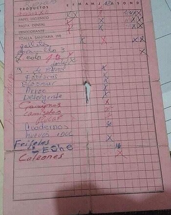 Tarjetas de racionamiento, distribuidas por