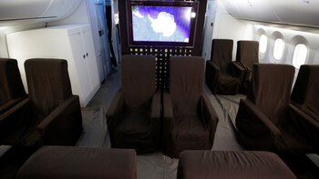 El avión presidencial fue modificado