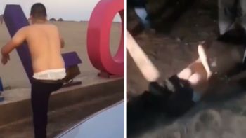 Cinco jóvenes, tres de ellos