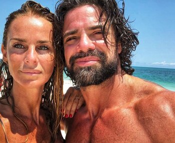 Sabrina Rojas y Luciano Castro,