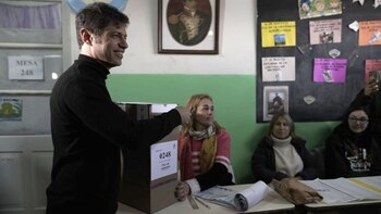 Así votó Kiclilof (Pablo Barrera)