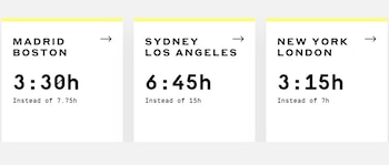 Un vuelo entre Madrid y