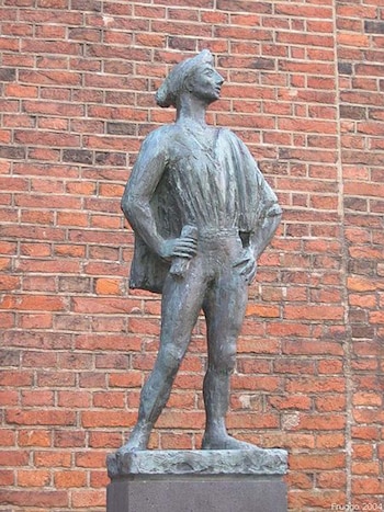 Estatua de Villon, en Utrecht,