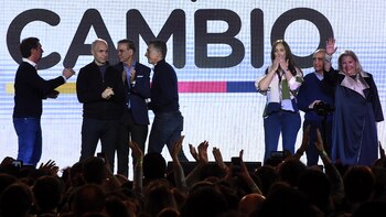 Mauricio Macri se retiró del